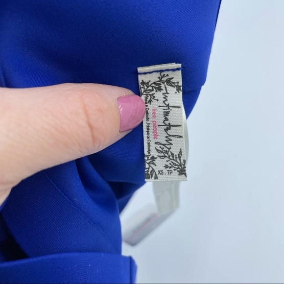 Free People Nina Bandeau In Blue Sz XS Tube Top - Picture 5 of 11